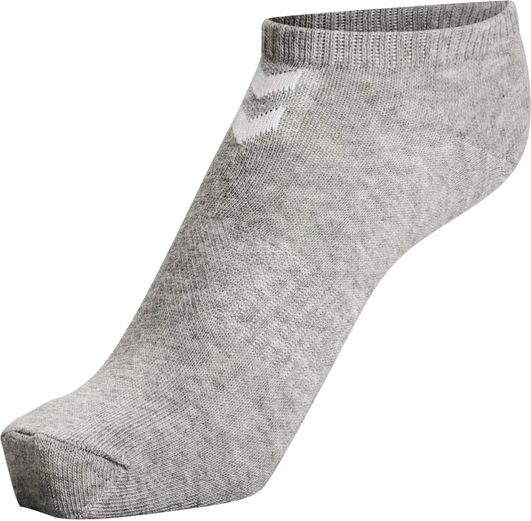 Hummel Chevron Enkelsokken - 6 Stuks - Maat 46-48 - Black/White/Grey - afbeelding 6 van 6