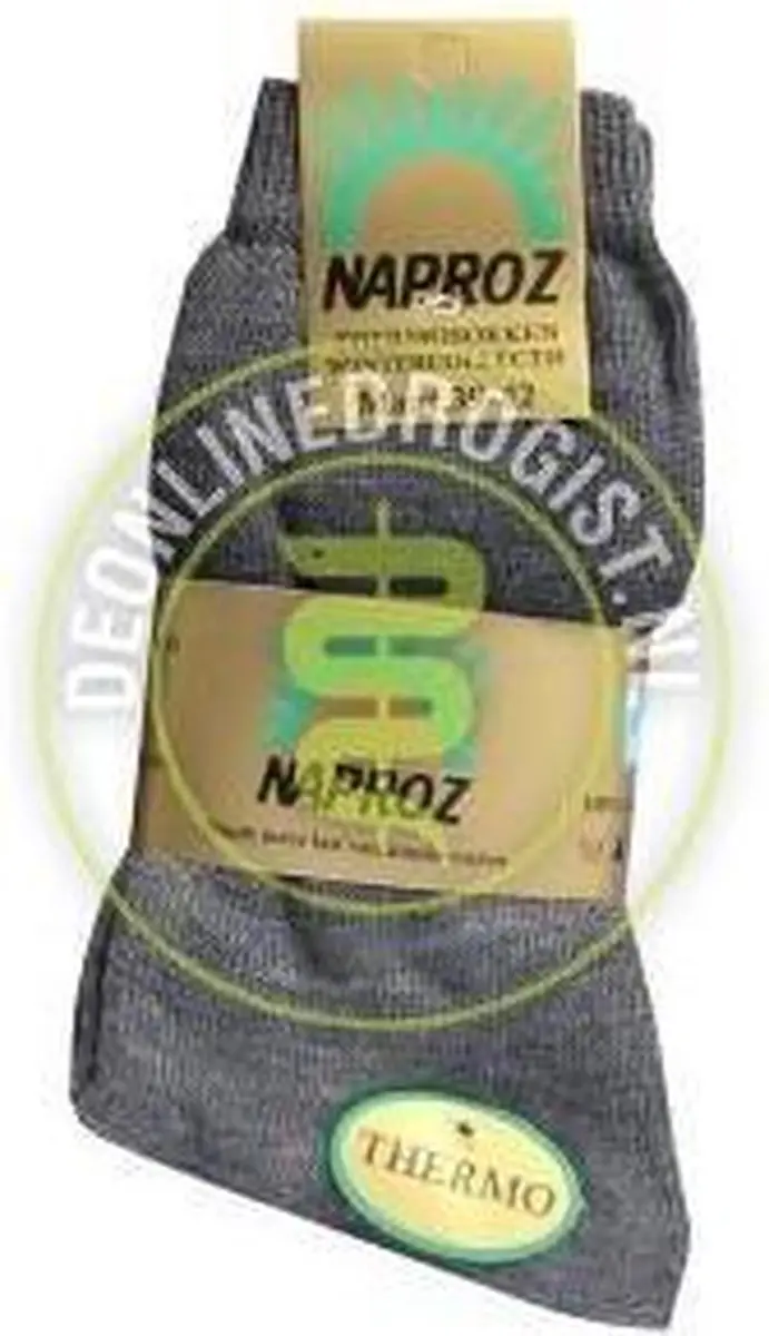 Naproz Thermo Sokken Grijs 39-42