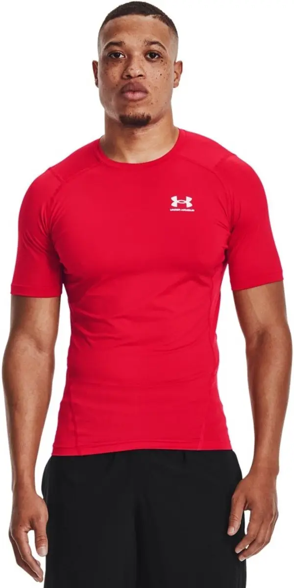 Under Armour HeatGear Shirt Heren - Rood - XS