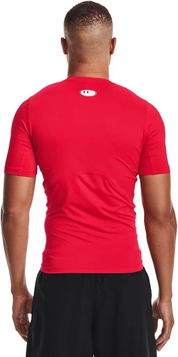 Under Armour HeatGear Shirt Heren - Rood - XS - afbeelding 6 van 6