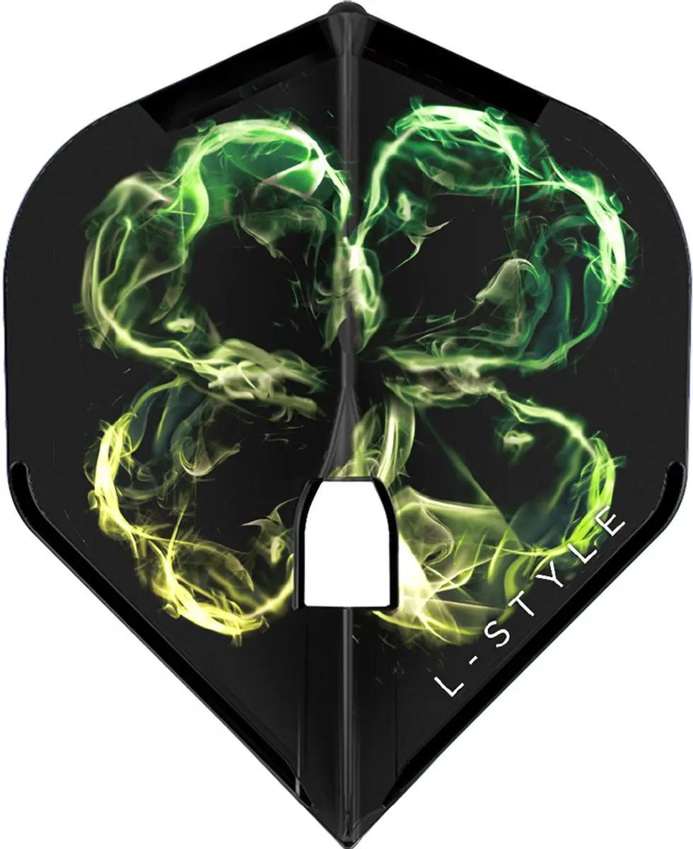 L-Style Champagne Flight L1 Standard Robyn Byrne V2 Dart Flights - Zwart