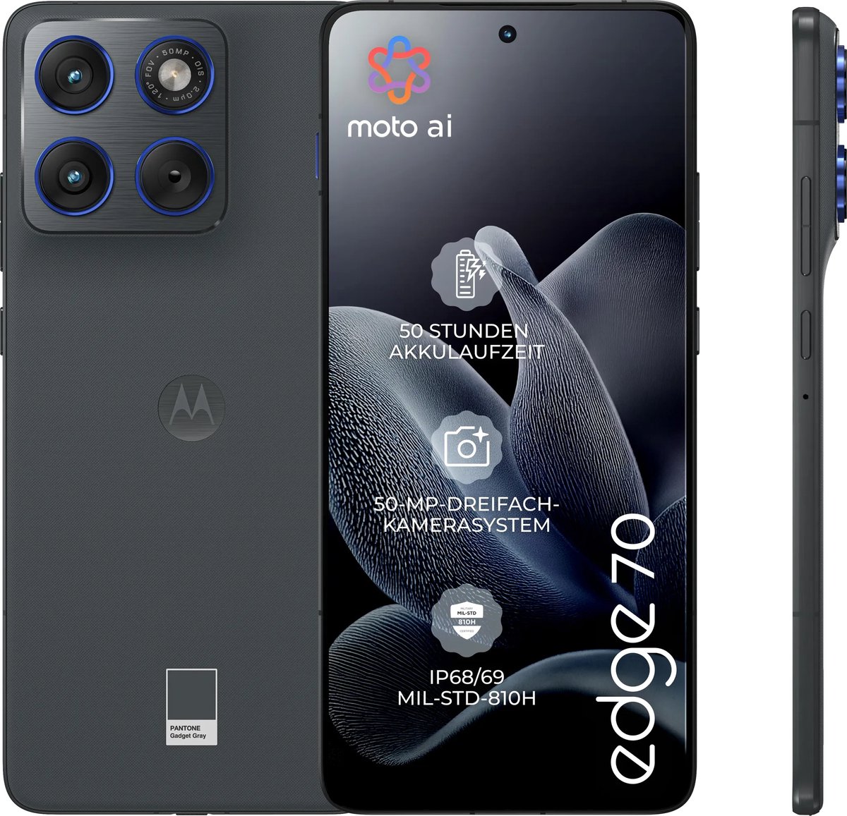 Motorola - Edge 70 - 512GB - Gadget Gray