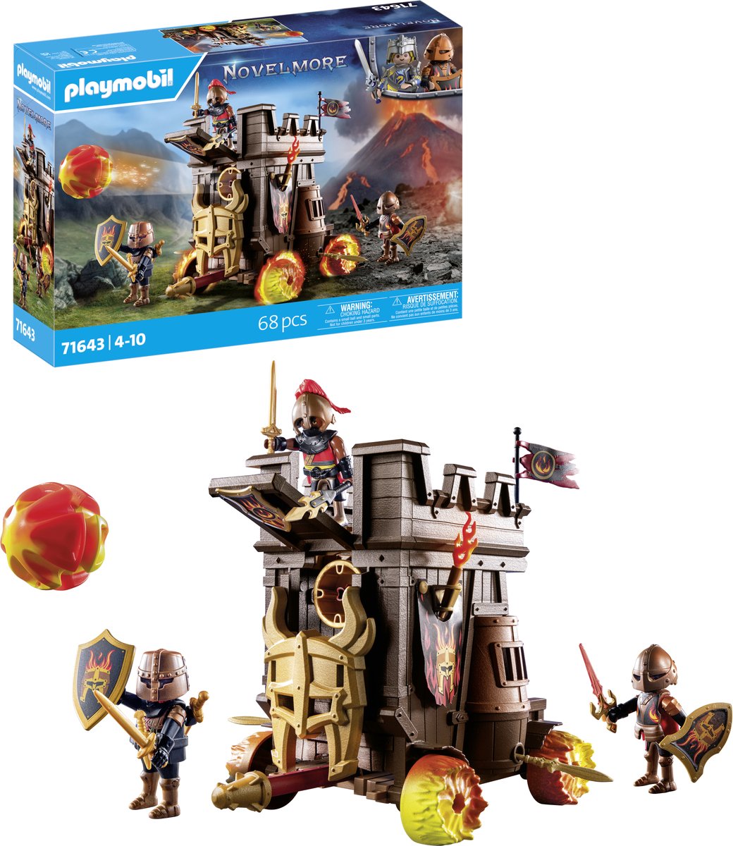 PLAYMOBIL Novelmore Gevechtskar met vuurkanon - 71643