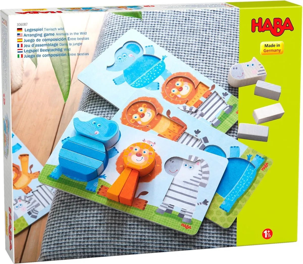 Haba Vormenpuzzel Beestachtig Wild Junior