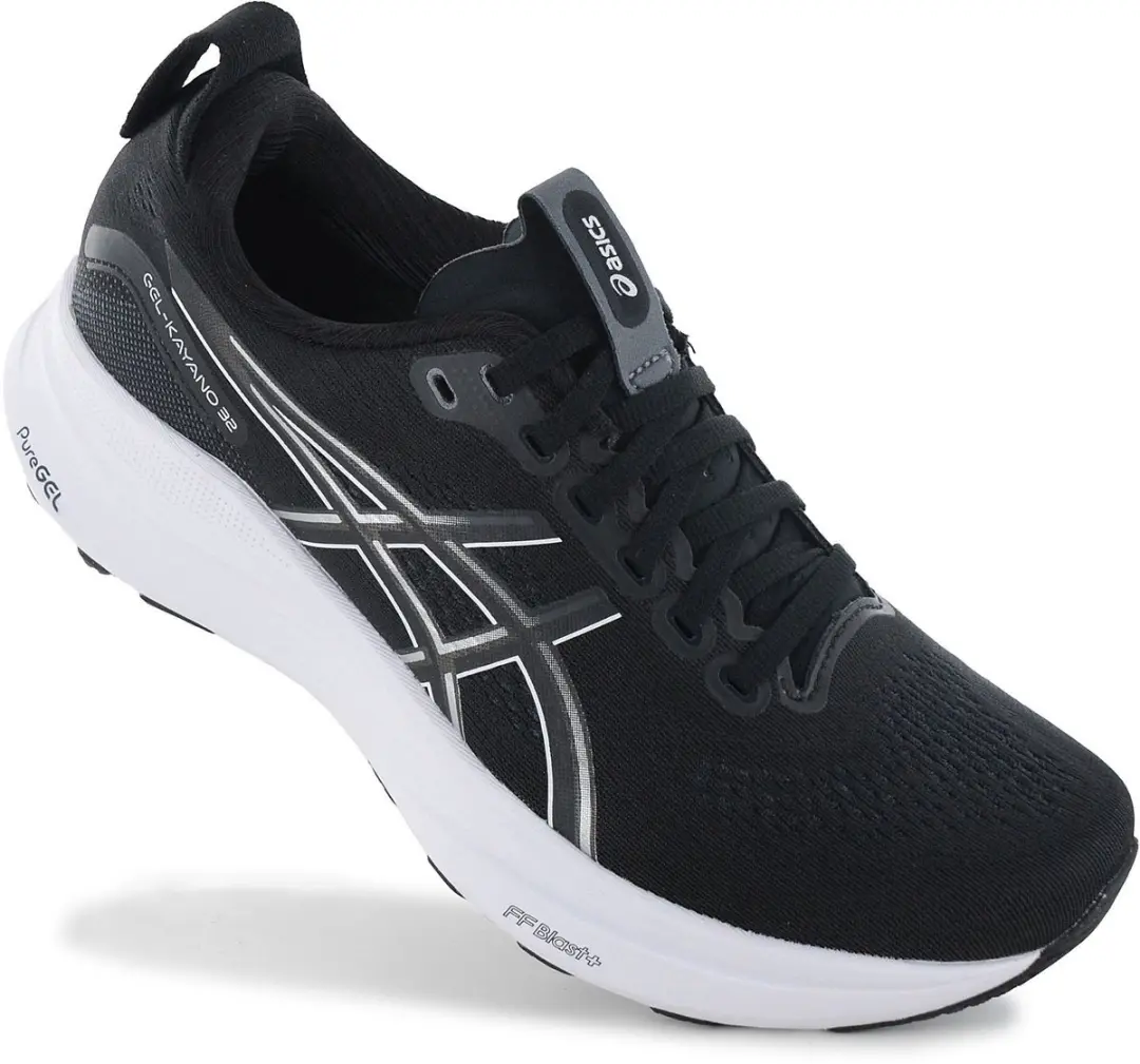 ASICS GEL-KAYANO 32 Dames Hardloopschoenen - Zwart - afbeelding 6 van 6