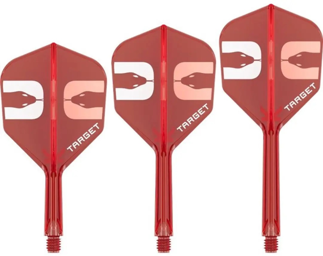 Target K-Flex Nathan Aspinall Dart Flights - Rood - 3 Stuks