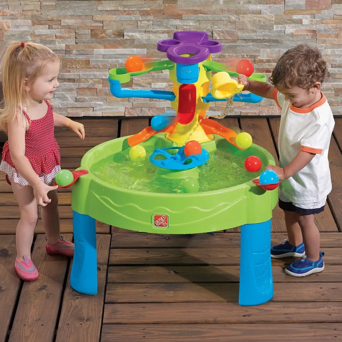 Step2 Busy Ball Watertafel - 15L - Limoen Groen/Blauw - afbeelding 6 van 6
