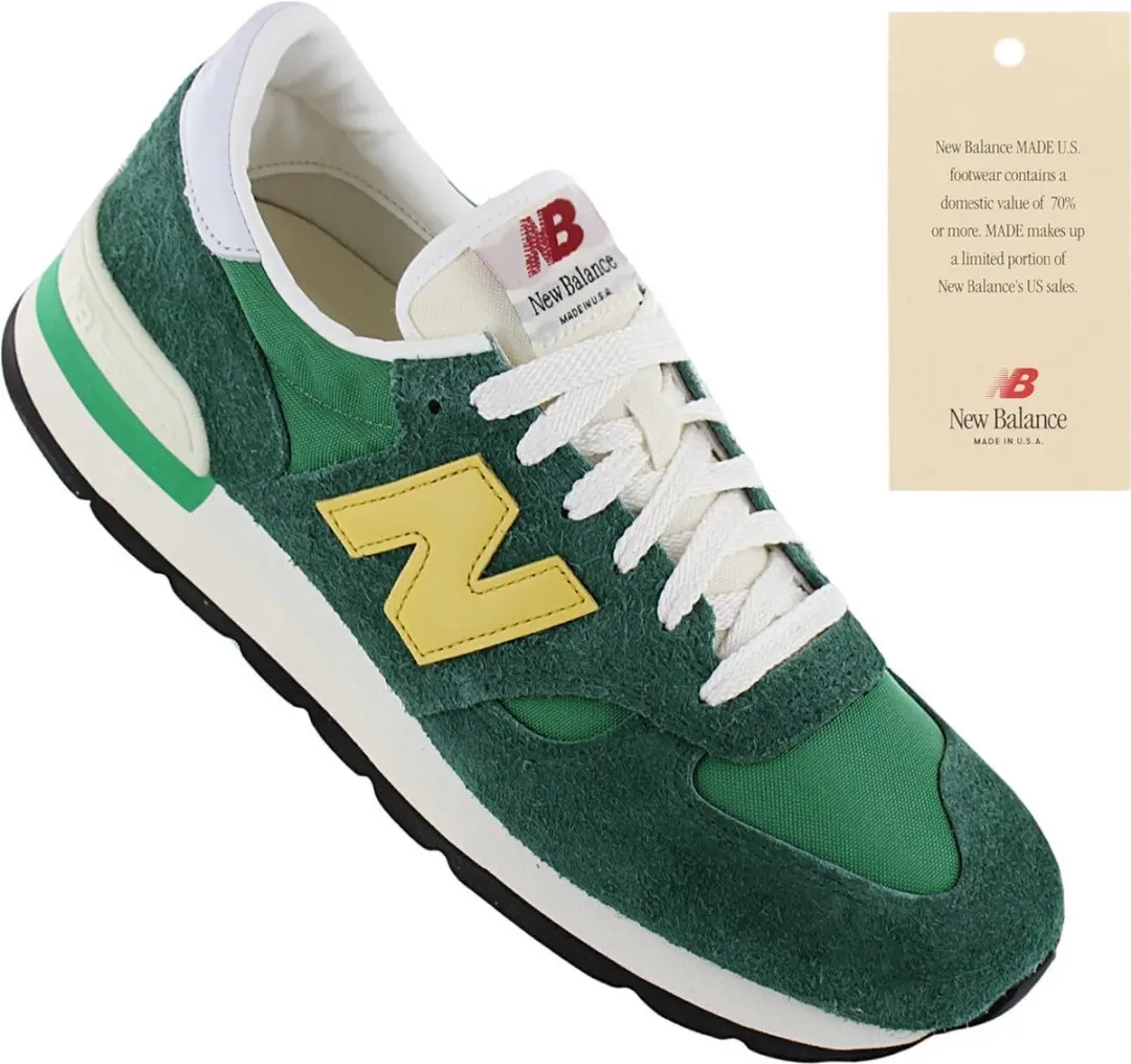 New Balance 990v1 M990GG1 Heren Trainers - Groen - EU 44.5