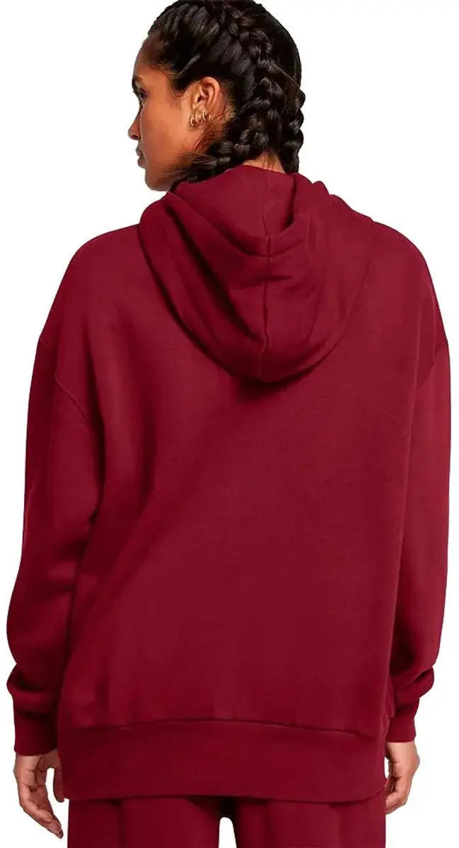 Under Armour Essential Fleece Oversized Hoodie - Rood XL