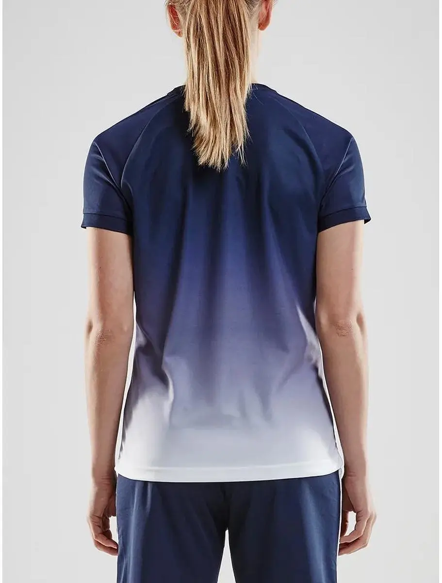 Craft Pro Control Fade Shirt Dames - Korte mouwen L - Marine