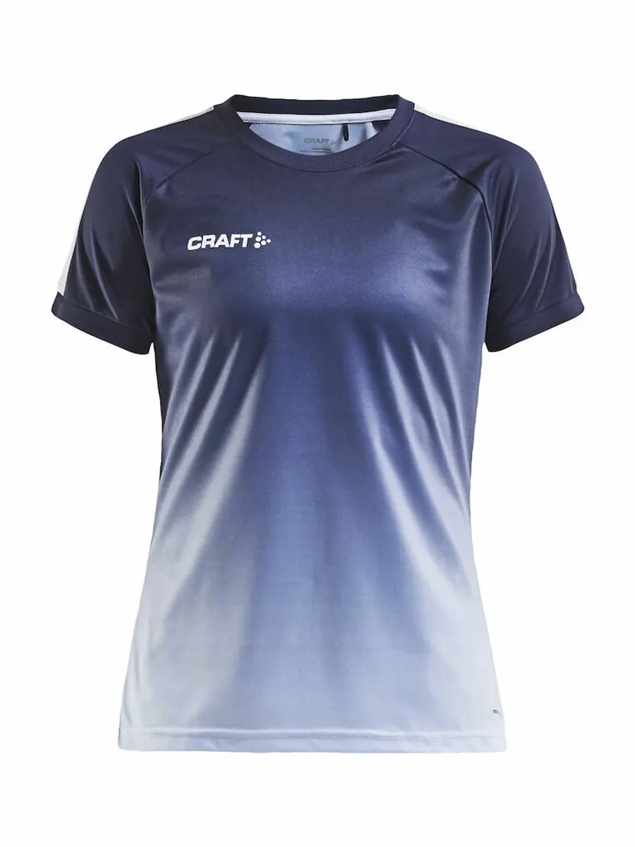 Craft Pro Control Fade Shirt Dames - Korte mouwen L - Marine
