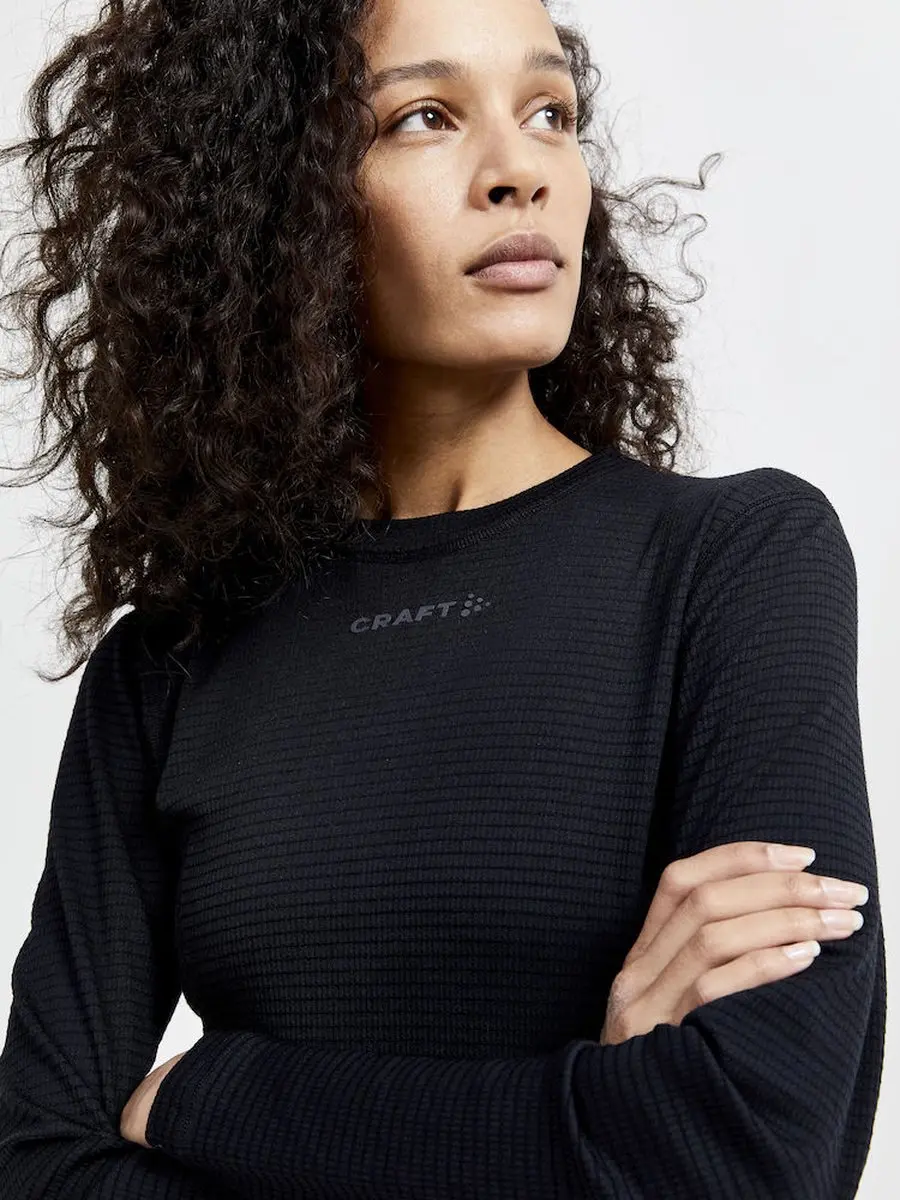 Craft Pro Wool Extreme X Shirt Dames - Maat L - Zwart