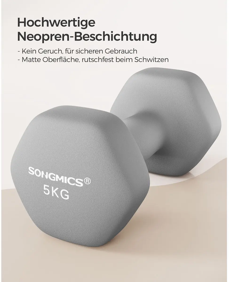 Songmics Halters Set 2 Stuks - Grijs