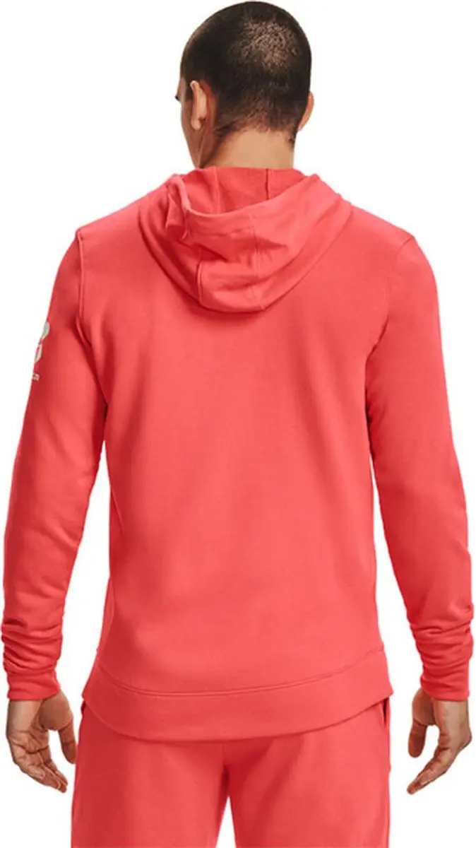 Under Armour Rival Terry Full Zip Hoody - Rood