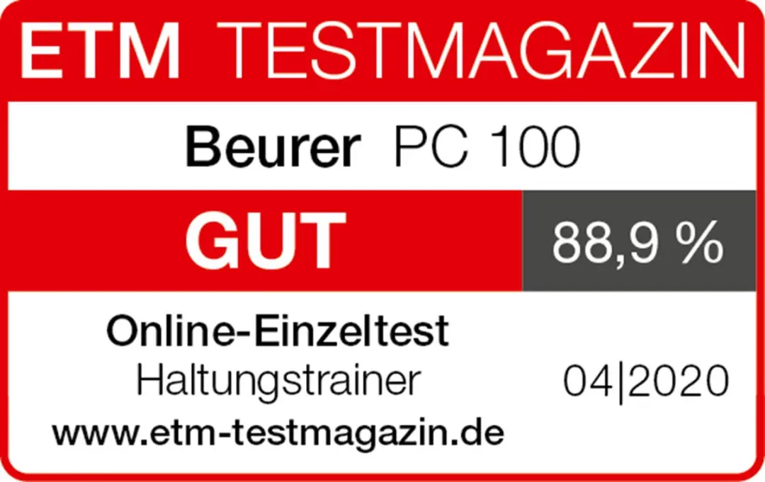 Beurer PC 100 Houdingtrainer - Trilsignaal - Wit
