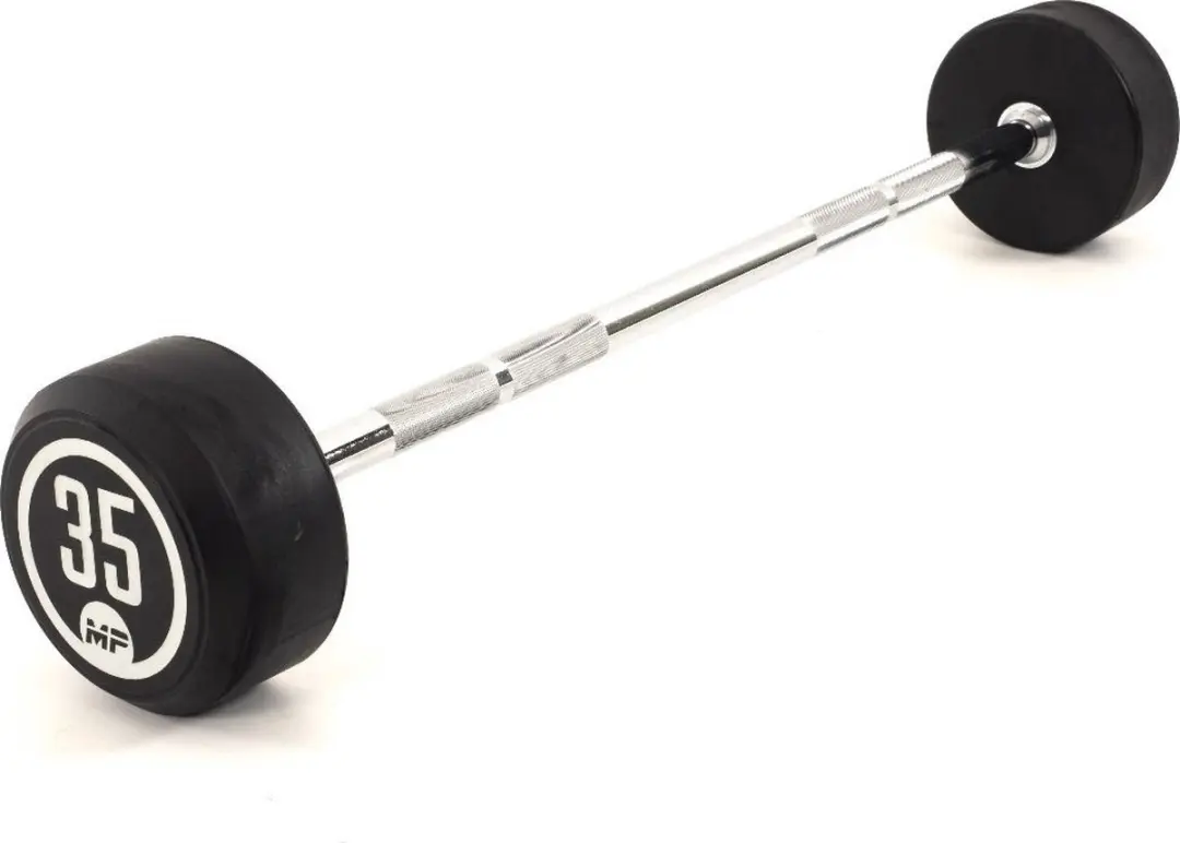 Muscle Power Vaste Halterstang Rubber 35kg