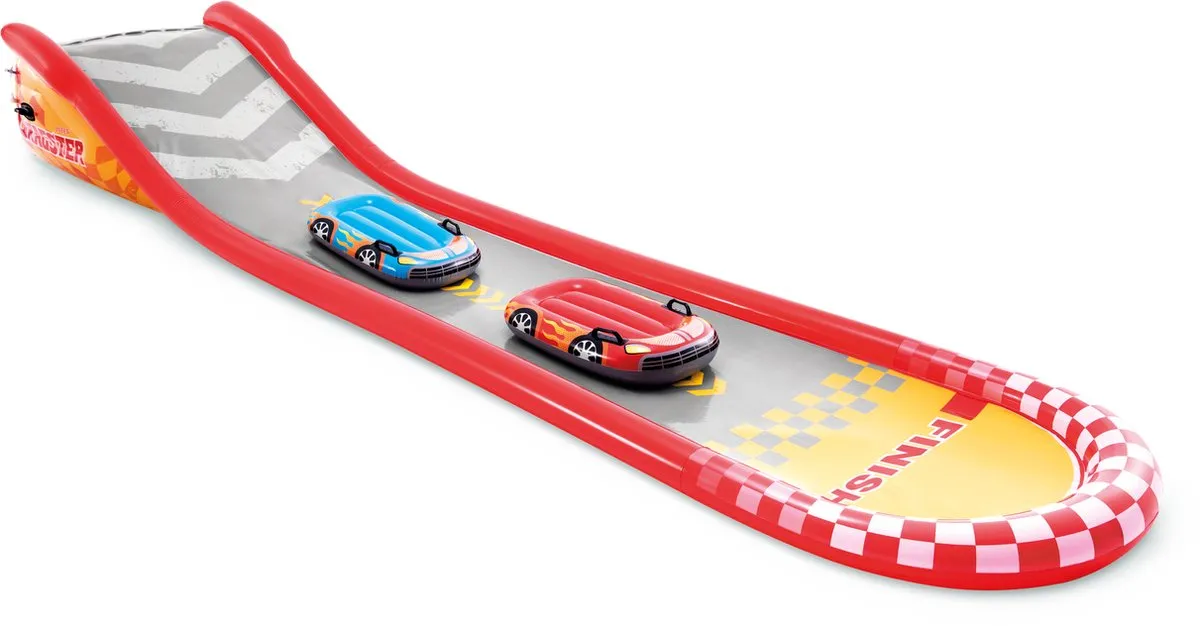 Intex Racing Fun Slide 57167NP - 2 Personen - Meerkleurig