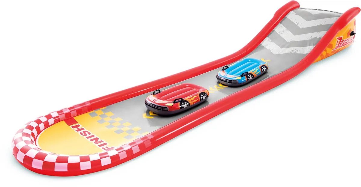 Intex Racing Fun Slide 57167NP - 2 Personen - Meerkleurig