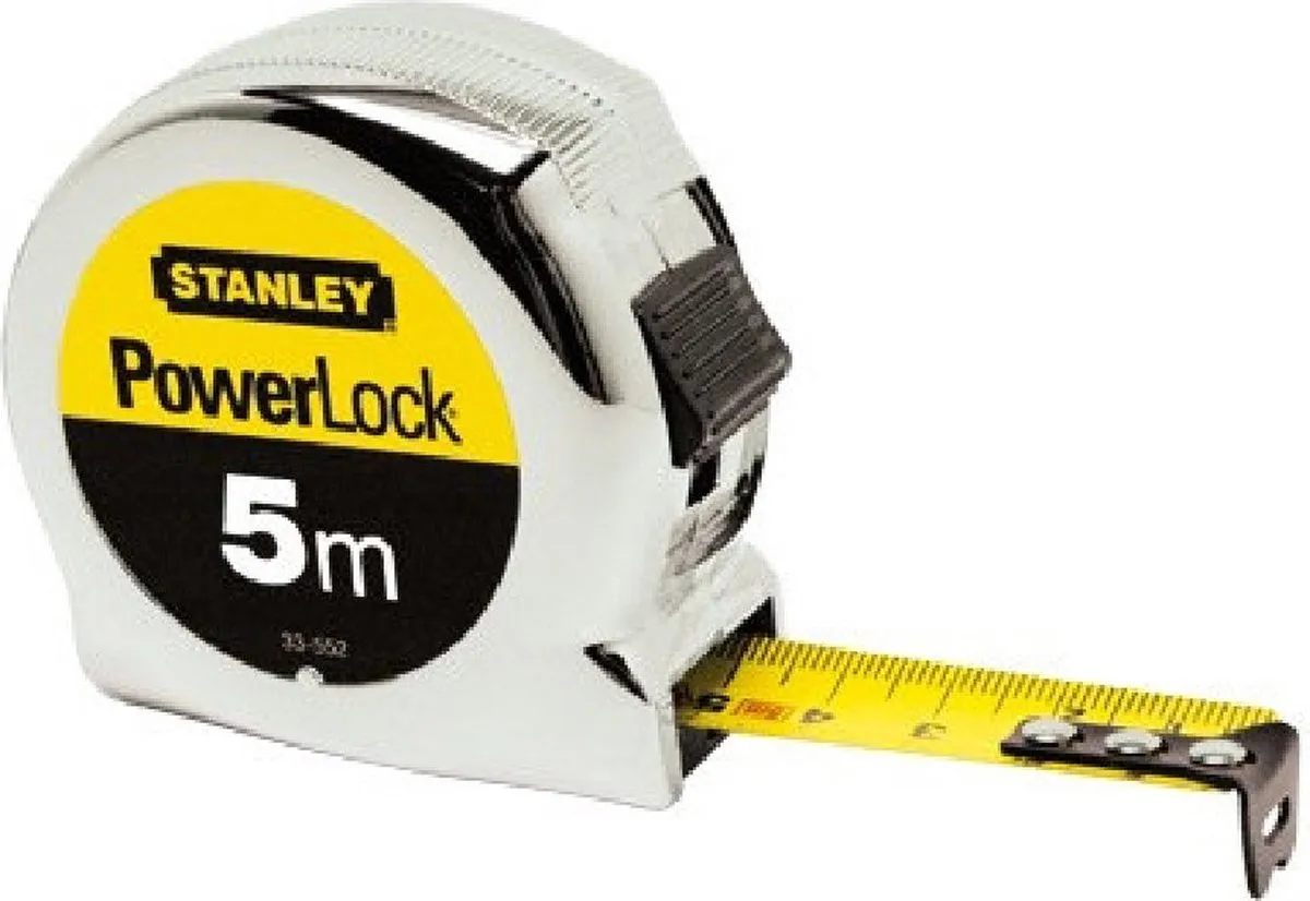 Stanley POWERLOCK Rolmaat 5m x 19mm
