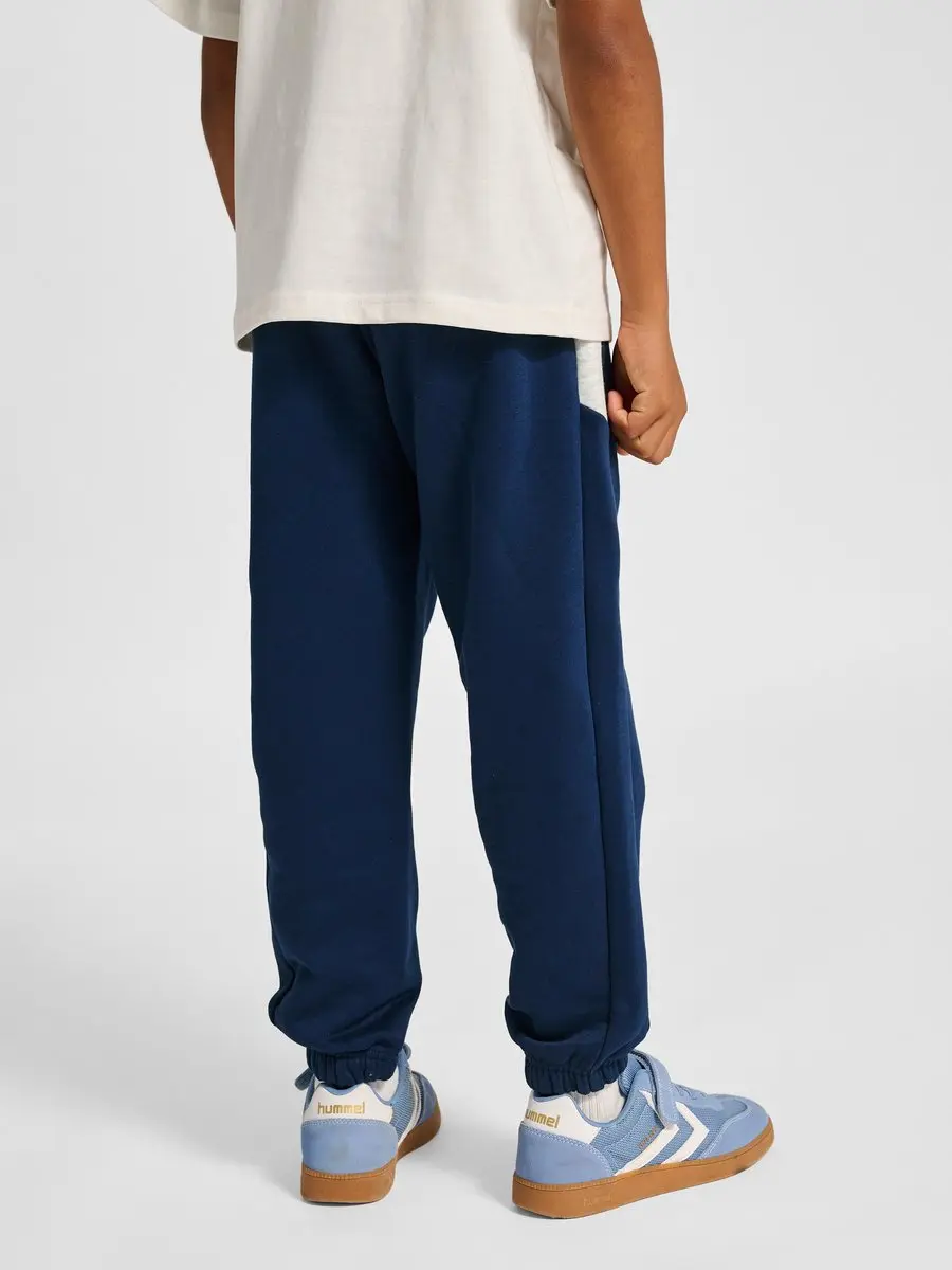 Hummel Kinderjoggingbroek HMLJR Loose Blocked 232599 - Dress Blues - afbeelding 6 van 6