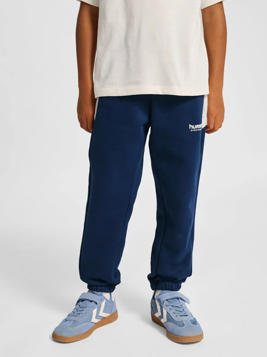Hummel Kinderjoggingbroek HMLJR Loose Blocked 232599 - Dress Blues