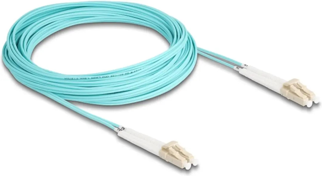 Delock LC Duplex OM3 Aqua Glasvezelkabel 10m