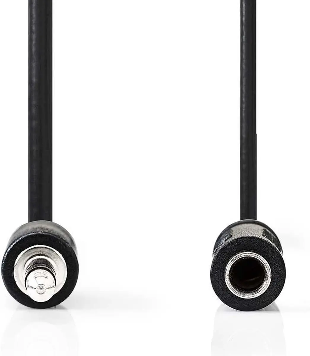Nedis Stereo-Audiokabel 3,5mm Male - 6,35mm Female 0,20m - Zwart