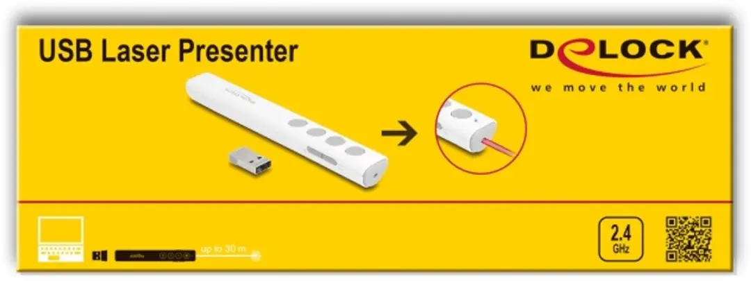 Delock USB Laser Presenter 64251 - Wit