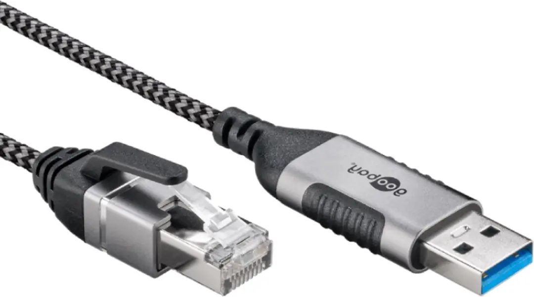 Goobay USB-A naar RJ45 LAN Kabel CAT6