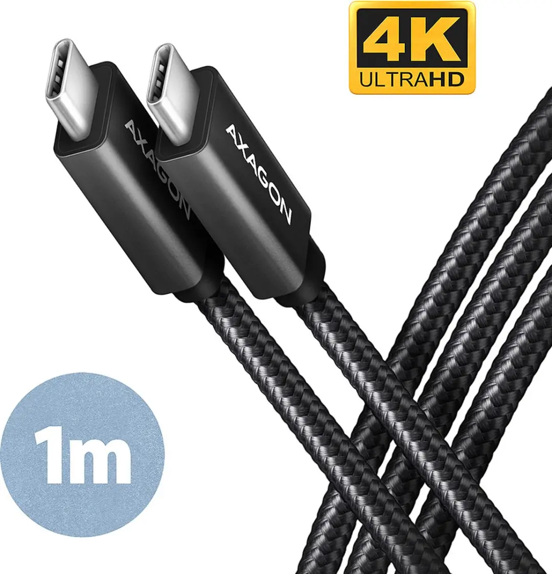 Axagon BUCM32-CM10AB USB-C Kabel 1m