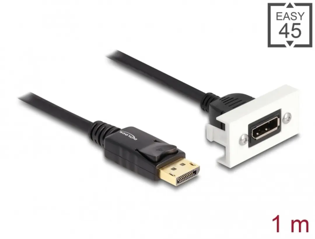 Delock Easy 45 DisplayPort 8K Module 22.5x45mm