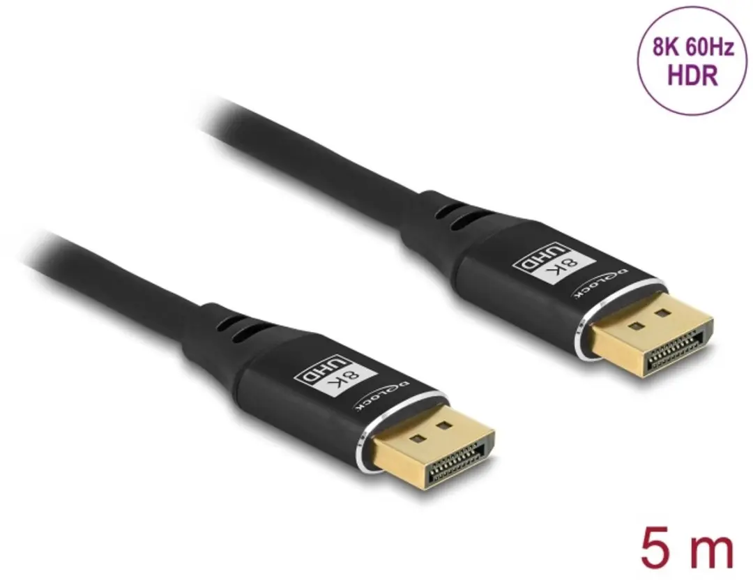 Delock DisplayPort Kabel 8K 60Hz 5m