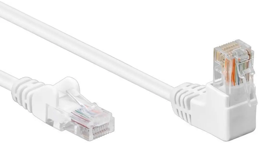 Goobay CAT5E Netwerkkabel RJ45 Wit 2m