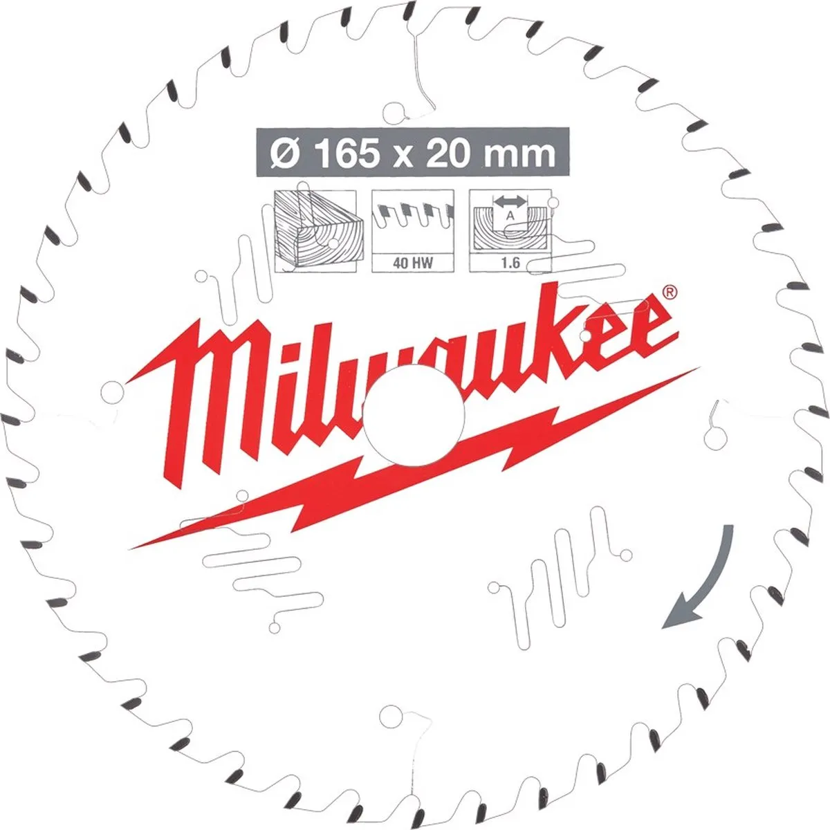 Milwaukee Cirkelzaagblad 4932471932