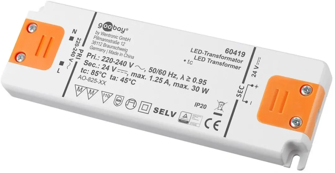 Goobay LED-transformator 24V 30W