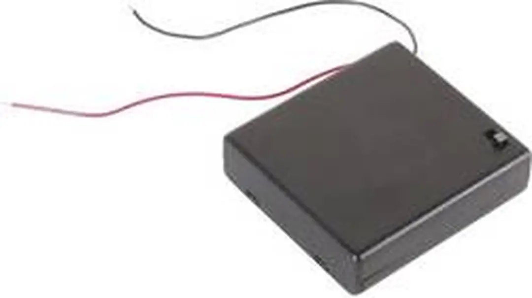 Velleman BH341BSAA Batterijhouder 4x AA - 70x65x19mm Zwart