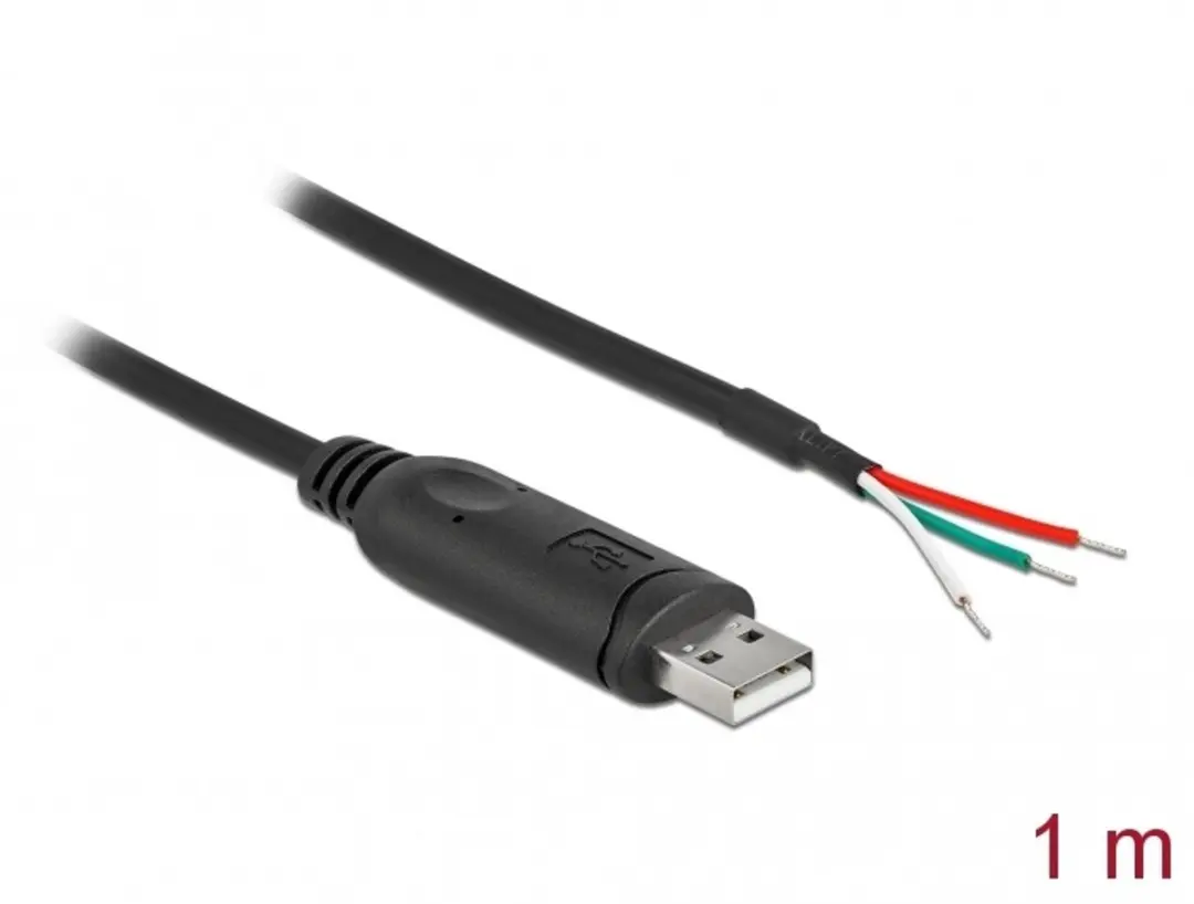 Delock USB 2.0 naar RS-232 Adapterkabel 1m