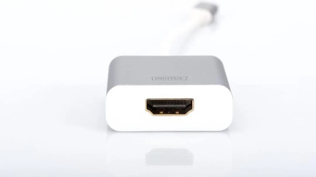 Digitus DA-70836 USB Type-C naar HDMI Adapter 0,2m - Zilver - afbeelding 6 van 6