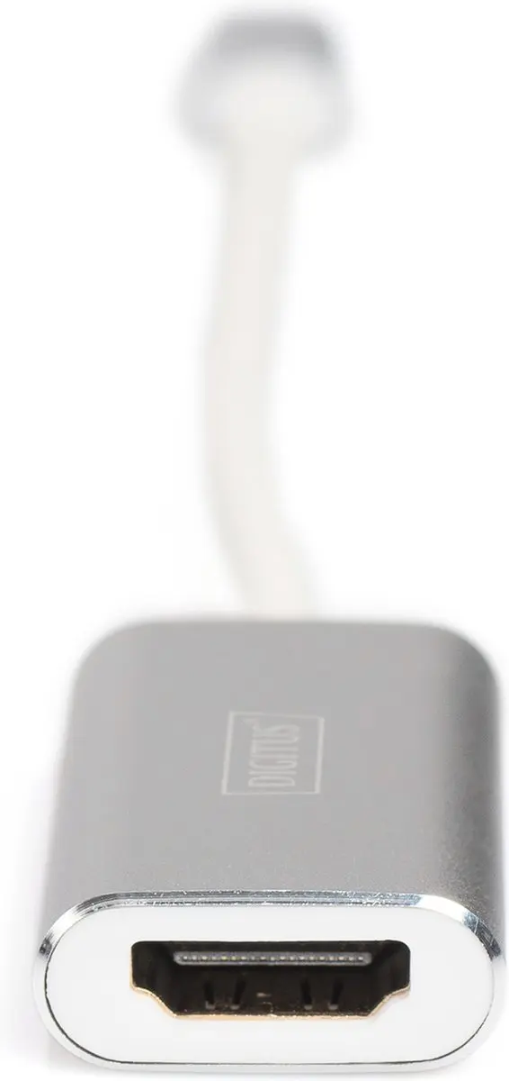 Digitus DA-70836 USB Type-C naar HDMI Adapter 0,2m - Zilver