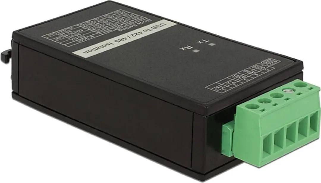 Delock USB naar RS-422/485 Converter 62501 - Zwart/ Groen