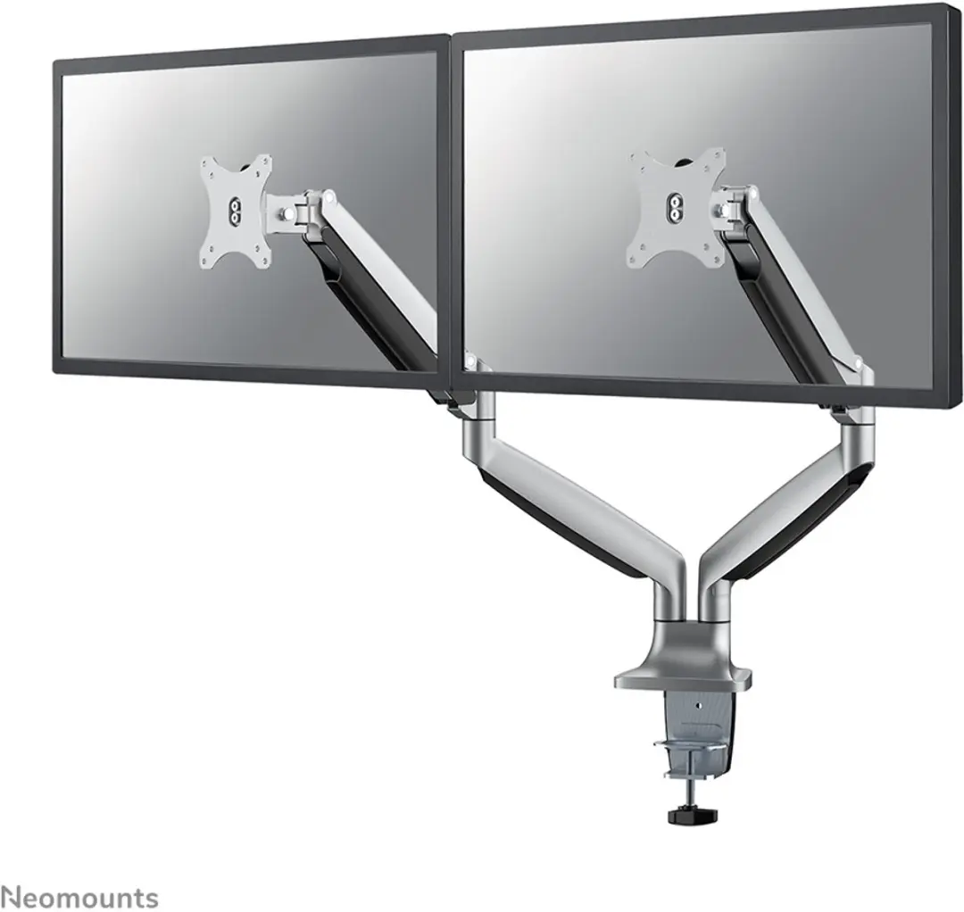 Neomounts NM-D750DSILVER Monitorarm 2 schermen 10-32"