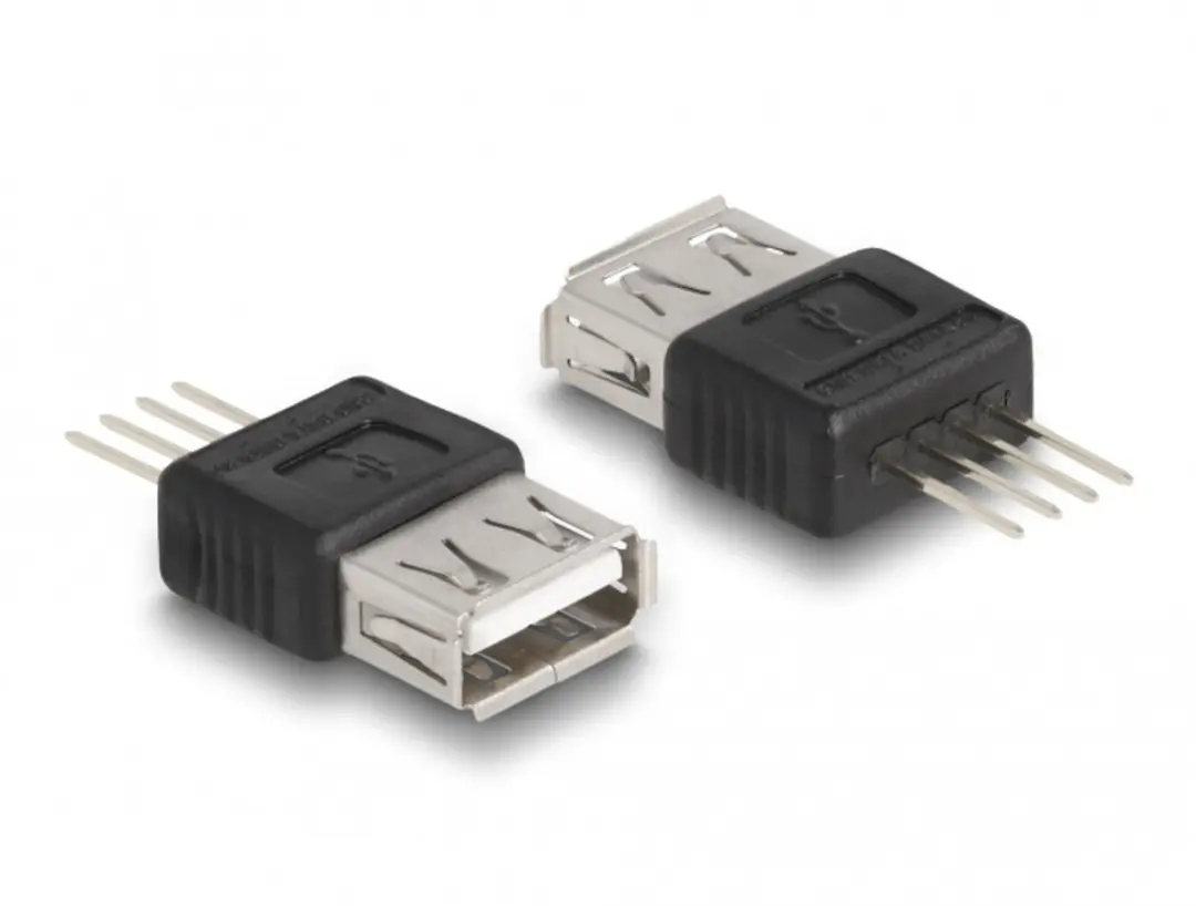 Delock USB 2.0 Type-A Female naar 4-pin Adapter
