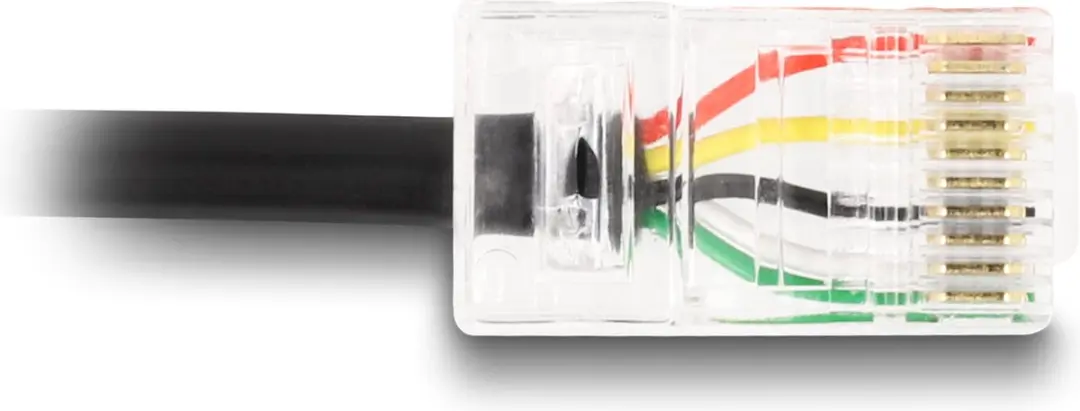 Delock USB 2.0 Type-A naar RJ50 Communicatiekabel 2m - Zwart