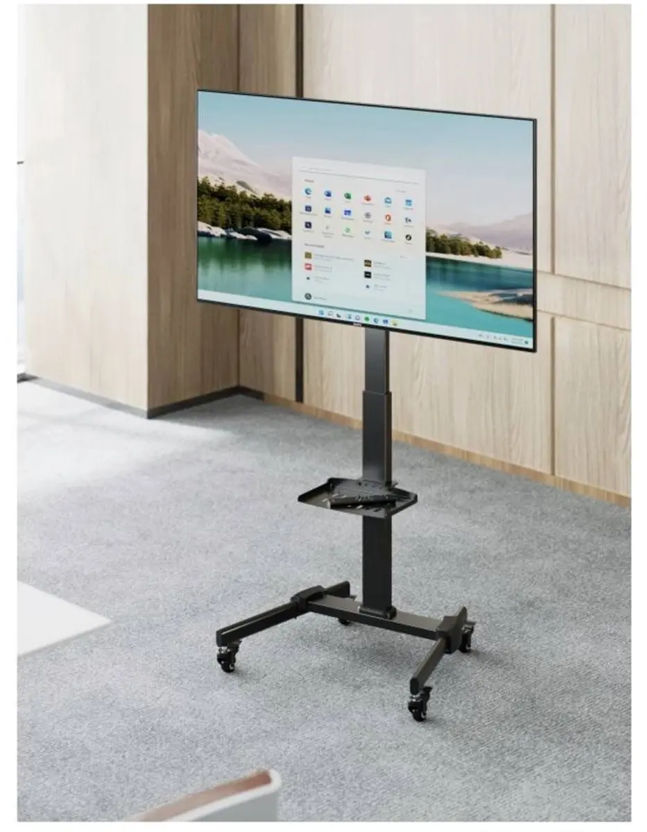 Reflecta TV Stand 55P-4040T - 81-139cm Zwart - afbeelding 6 van 6