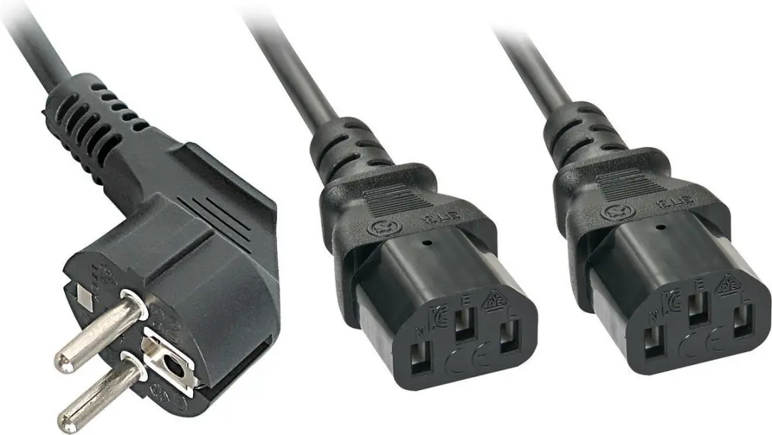 Lindy Stroom Y-kabel 2.00m