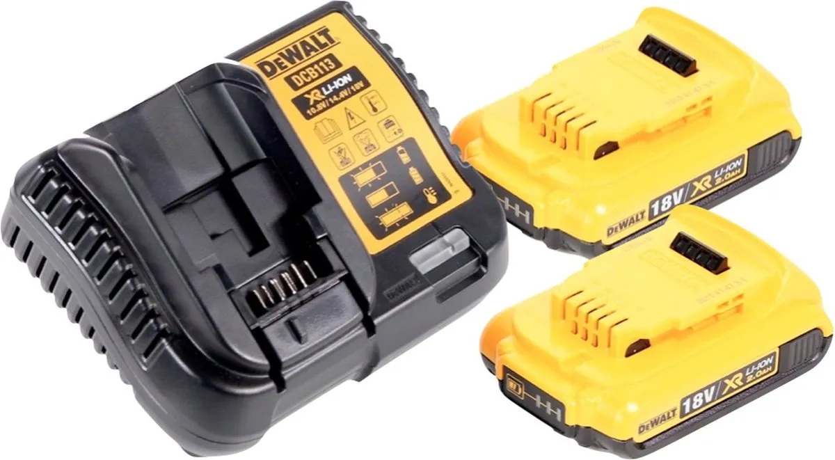 DeWalt DCS 571 D2 Accucirkelzaag 115mm - 2x 2.0Ah + Lader + TSTAK - afbeelding 4 van 5