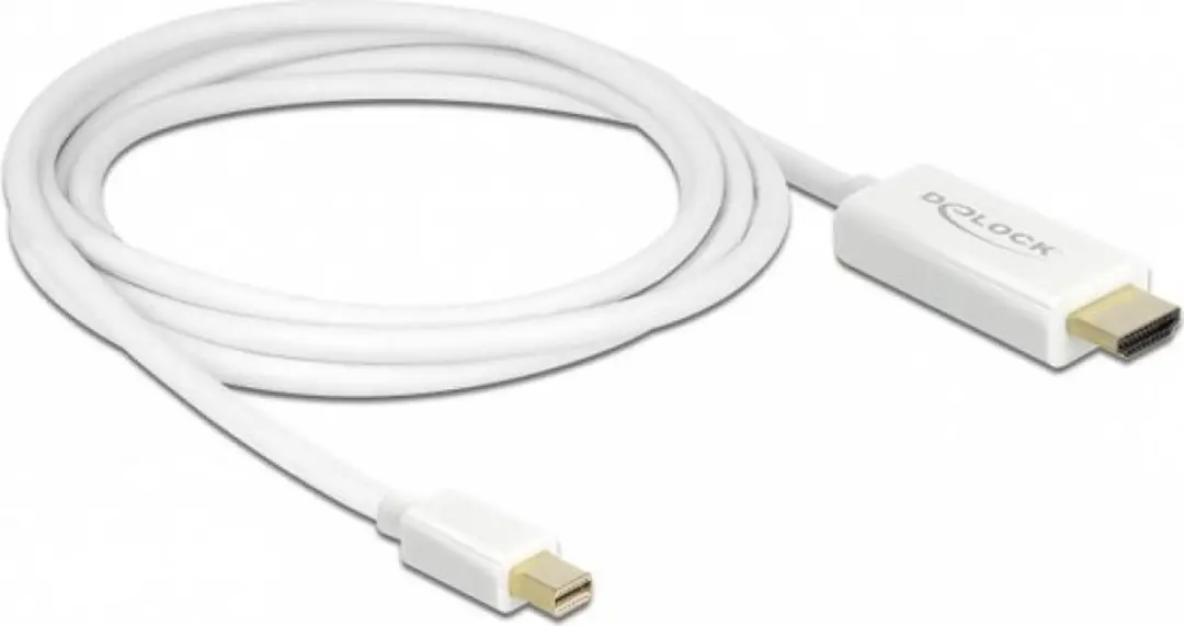Delock Mini DisplayPort naar HDMI 1.3 Kabel 2m - Wit
