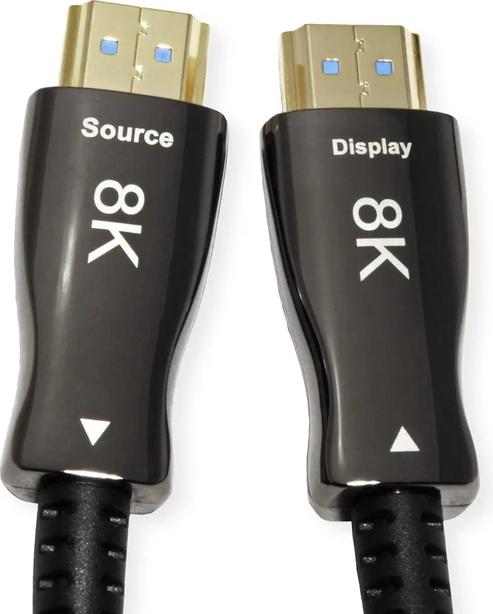 Value Ultra HDMI Actieve Optische 8K Kabel 50m - Zwart