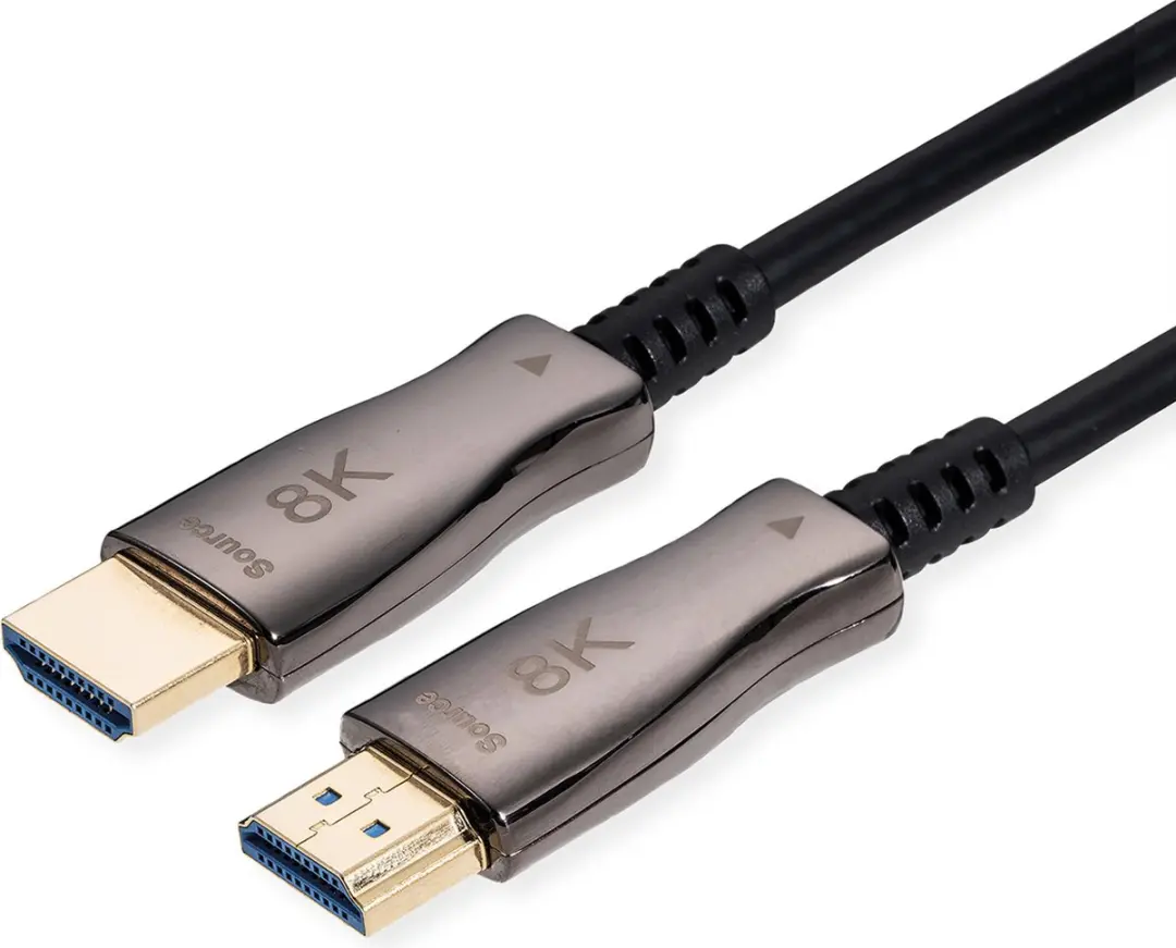 Value Ultra HDMI Actieve Optische 8K Kabel 50m - Zwart