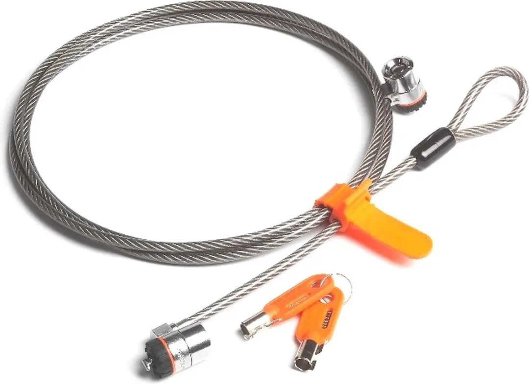 Kensington Master Keyed Twin MicroSaver K64187FM Security Cable